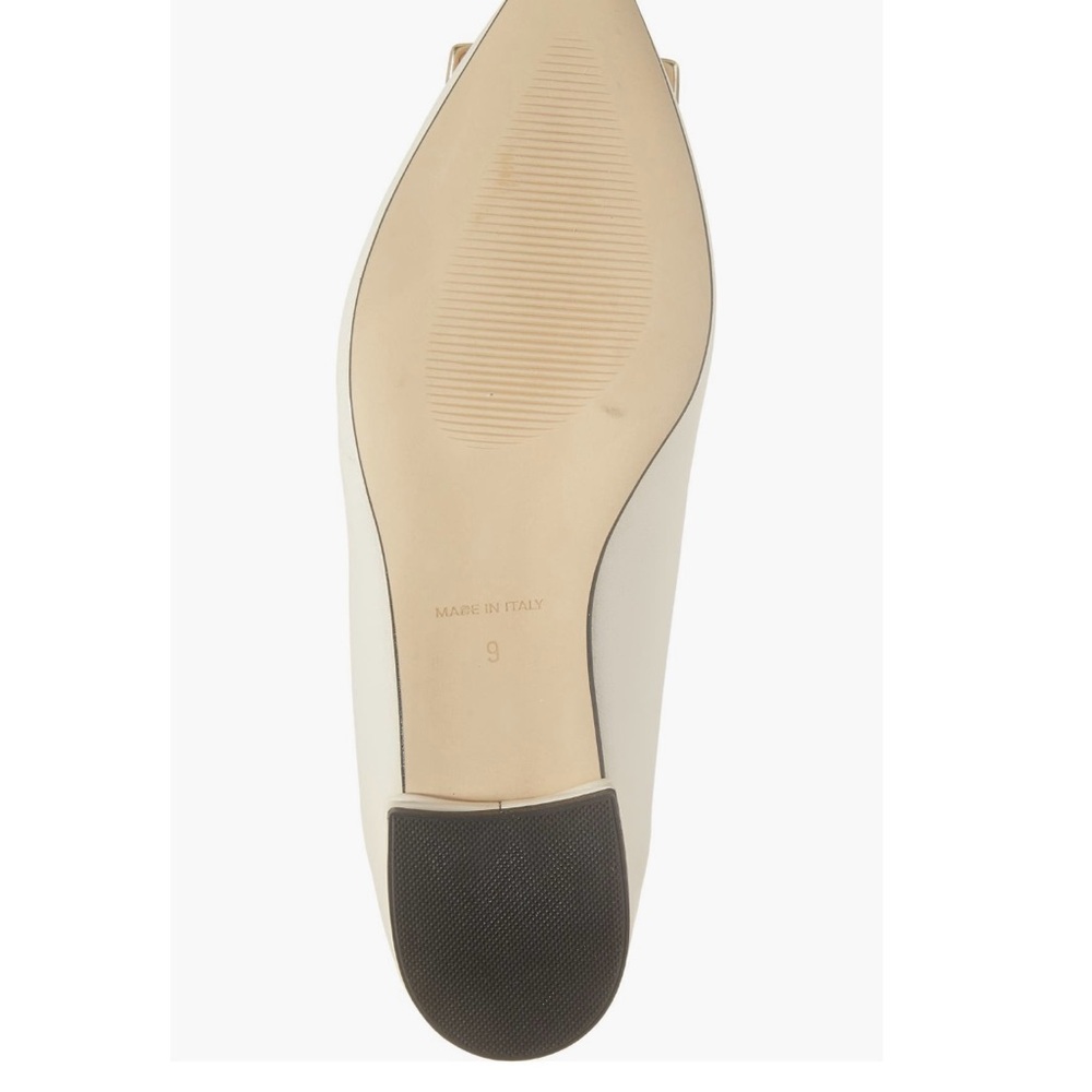 Valentino Elegant Cream Flats Sz 9 - Picture 6 of 9